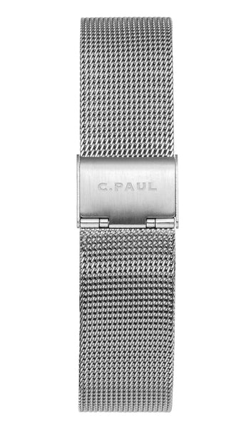43MM MESH STRAP SILVER