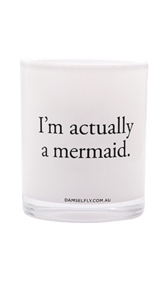 ACTUALLY A MERMAID CANDLE