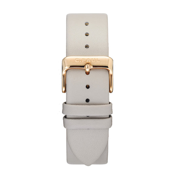 43MM Grey Strap-Gold